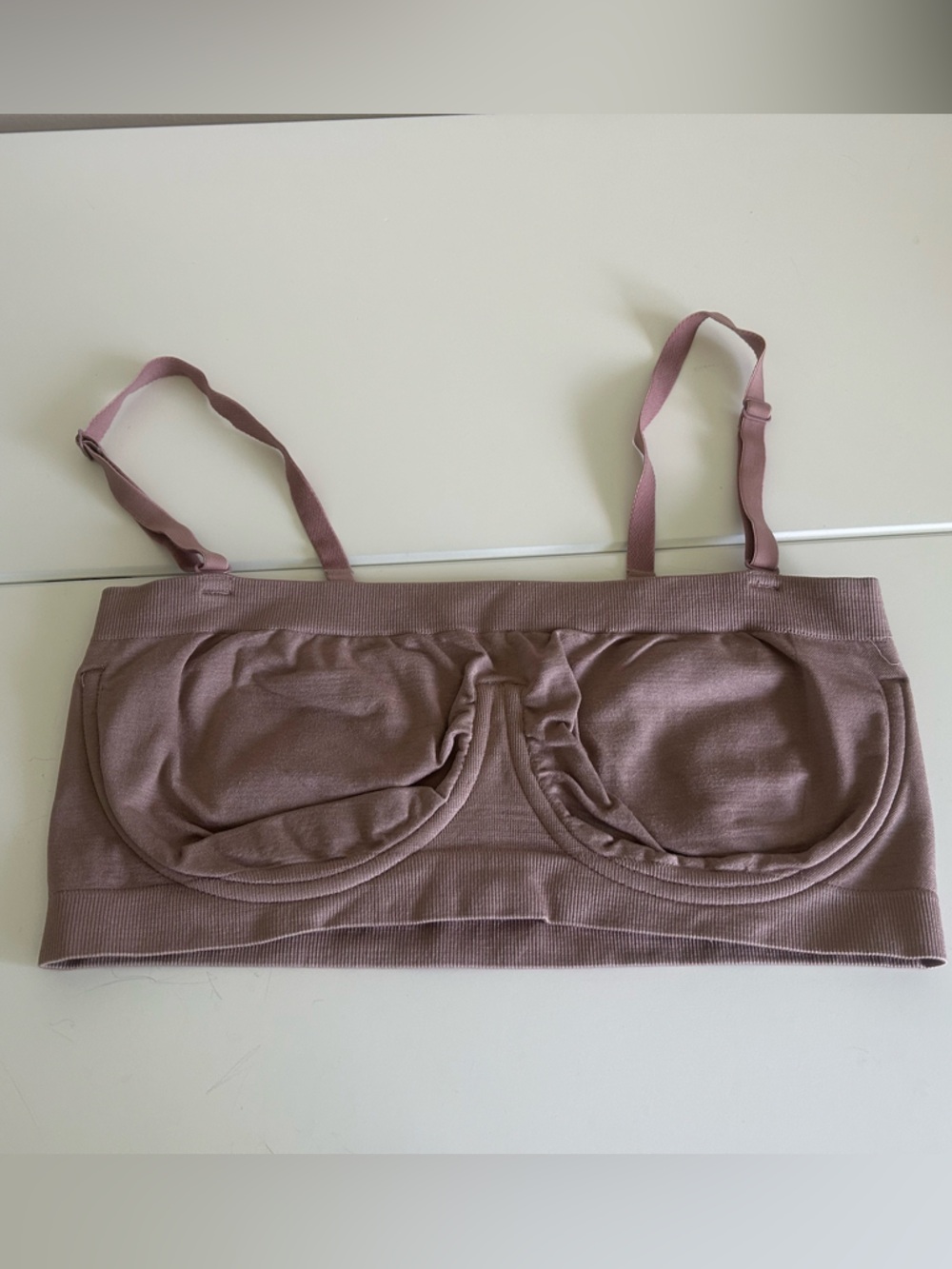 Seamless Bralette in Dusty Mauve